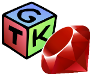 Logos de Ruby et de GTK